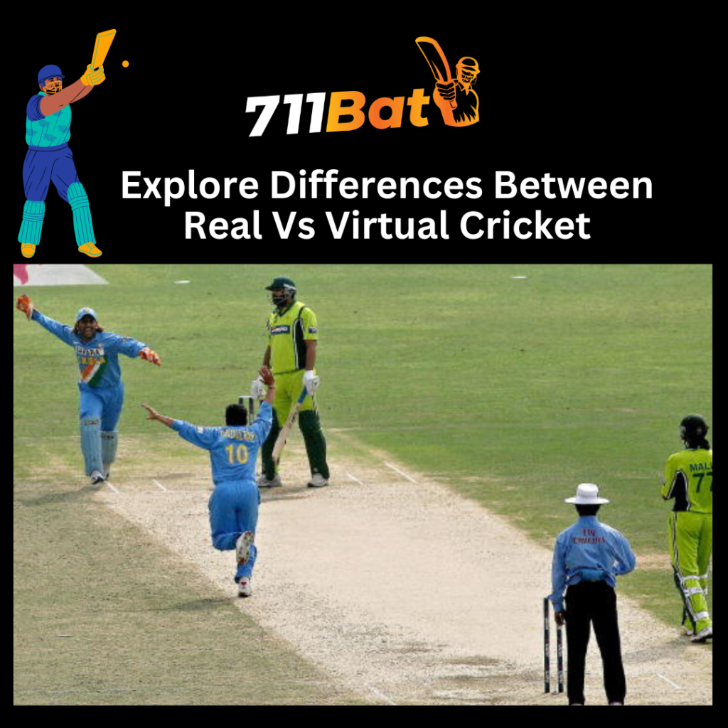 Comparing Virtual vs. Real-life Cricket: Similarities and Differences